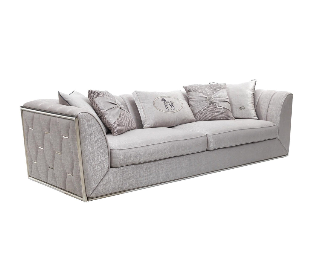 Prag 101" Wide Tuxedo Arm Sofa