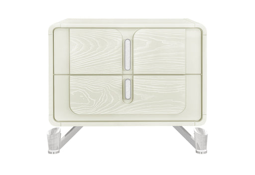 Lyra Beige Nightstand With Usb - LYRA-BEIGE-NS W/ USB