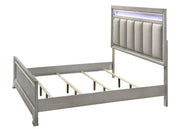 Vail Gray LED Upholstered Panel Bedroom Set - DMV FurnitureBedroom Set