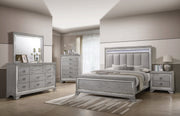 Vail Gray LED Upholstered Panel Bedroom Set - DMV FurnitureBedroom Set