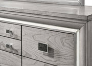 Vail Gray LED Upholstered Panel Bedroom Set - DMV FurnitureBedroom Set