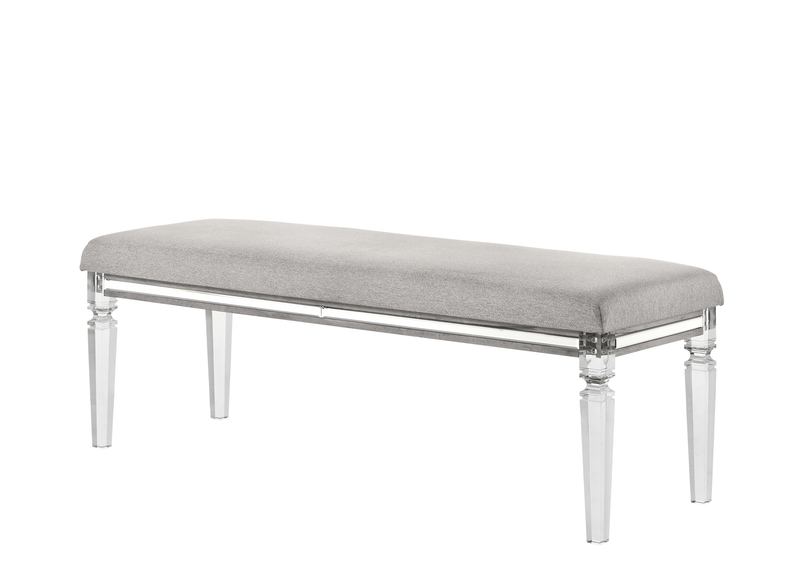 Vail Gray LED Upholstered Panel Bedroom Set - DMV FurnitureBedroom Set
