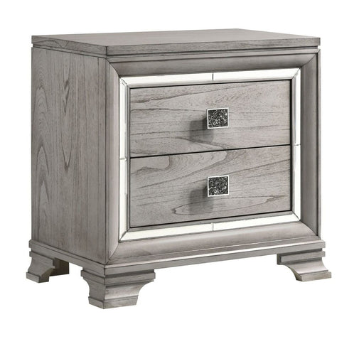 Vail Gray Nightstand - DMV FurnitureNightstand
