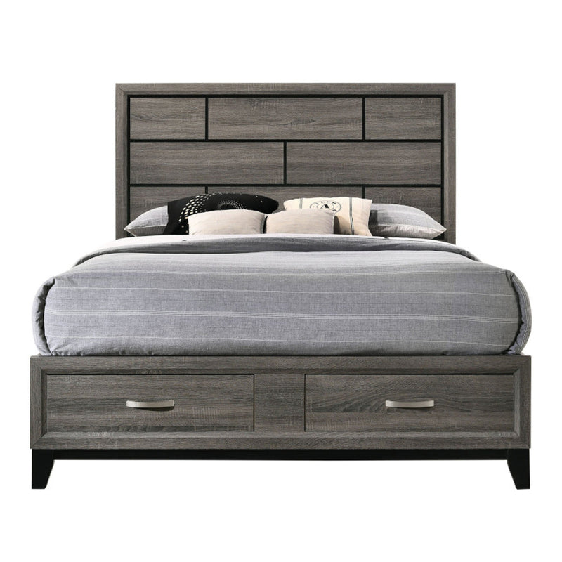 Valdemar EK Bed W/Storage - 27057EK