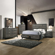 Valdemar EK Bed W/Storage - 27057EK