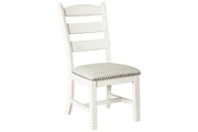 Valebeck Beige/White Dining Chair (Set of 2) - DMV FurnitureDining Chair