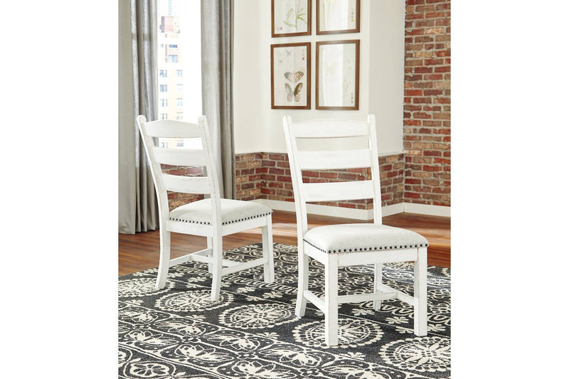 Valebeck Beige/White Dining Chair (Set of 2) - DMV FurnitureDining Chair