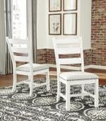 Valebeck Beige/White Dining Chair (Set of 2) - DMV FurnitureDining Chair