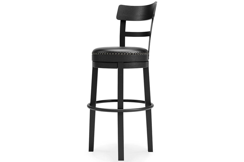 Valebeck Black Bar Height Bar Stool - DMV FurnitureBarstool