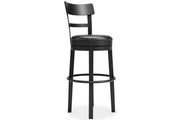 Valebeck Black Bar Height Bar Stool - DMV FurnitureBarstool