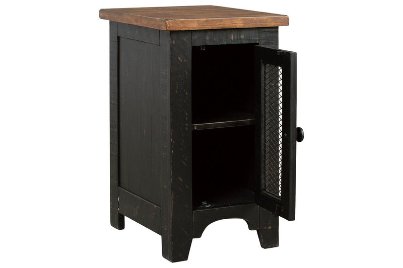Valebeck Black/Brown Chairside End Table - T468-7 - DMV Furniture