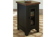 Valebeck Black/Brown Chairside End Table - T468-7 - DMV Furniture
