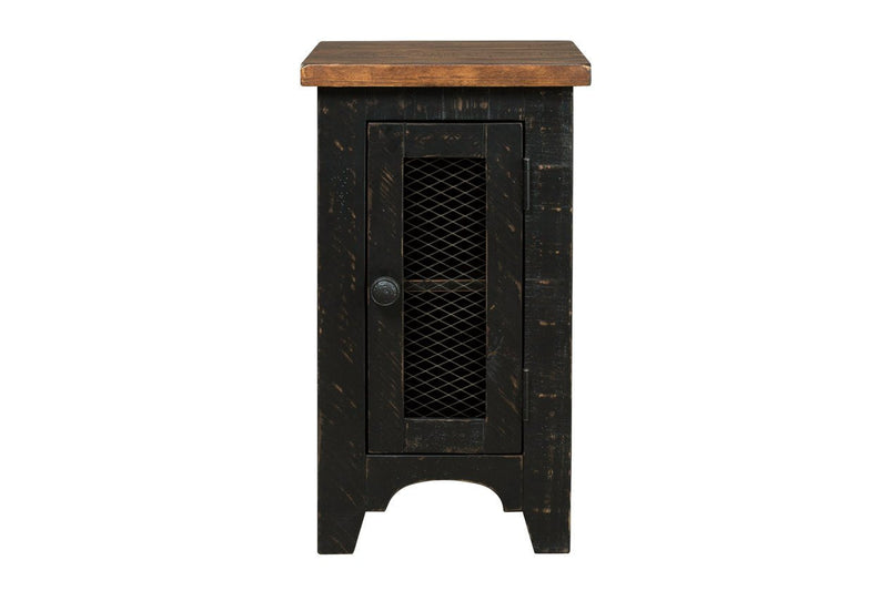 Valebeck Black/Brown Chairside End Table - T468-7 - DMV Furniture