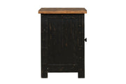Valebeck Black/Brown Chairside End Table - T468-7 - DMV Furniture