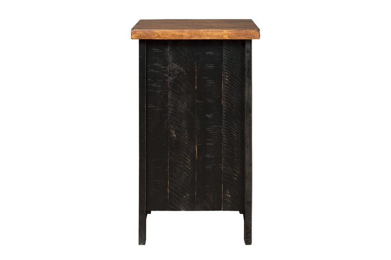 Valebeck Black/Brown Chairside End Table - T468-7 - DMV Furniture