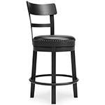 Valebeck Black Counter Height Bar Stool - DMV FurnitureBarstool