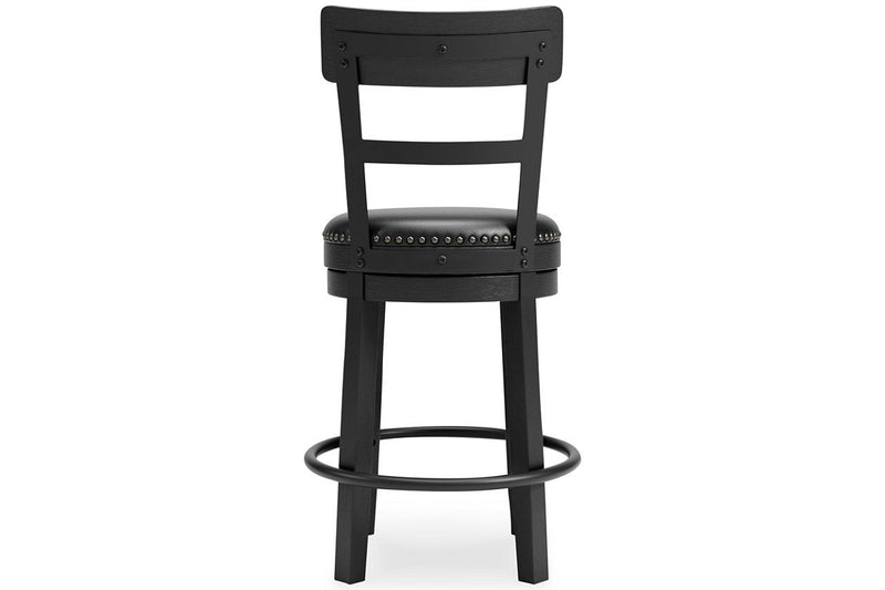 Valebeck Black Counter Height Bar Stool - DMV FurnitureBarstool