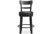 Valebeck Black Counter Height Bar Stool - DMV FurnitureBarstool