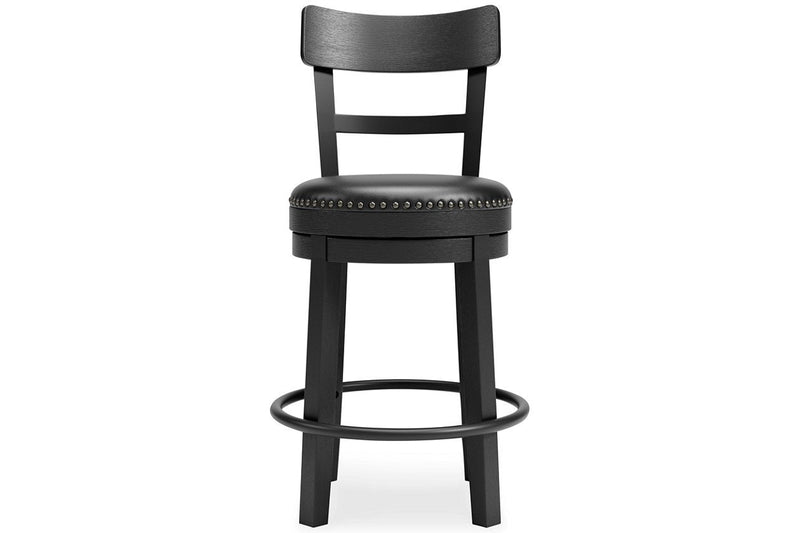 Valebeck Black Counter Height Bar Stool - DMV FurnitureBarstool