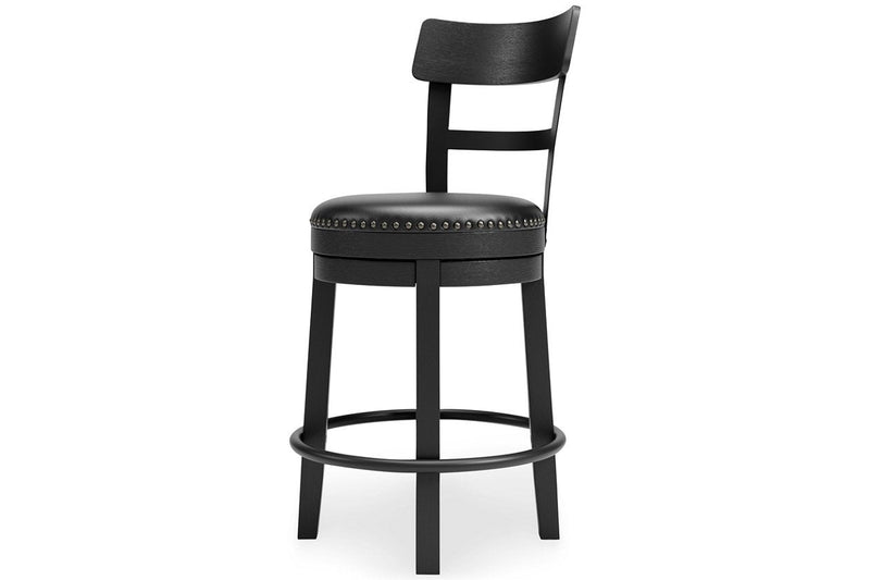 Valebeck Black Counter Height Bar Stool - DMV FurnitureBarstool