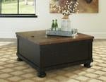 Valebeck Black/Brown Coffee Table with Lift Top - DMV FurnitureCoffee Table