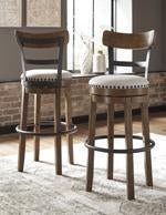 Valebeck Brown Bar Height Bar Stool - DMV FurnitureBarstool