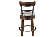 Valebeck Brown Counter Height Bar Stool - DMV FurnitureBarstool