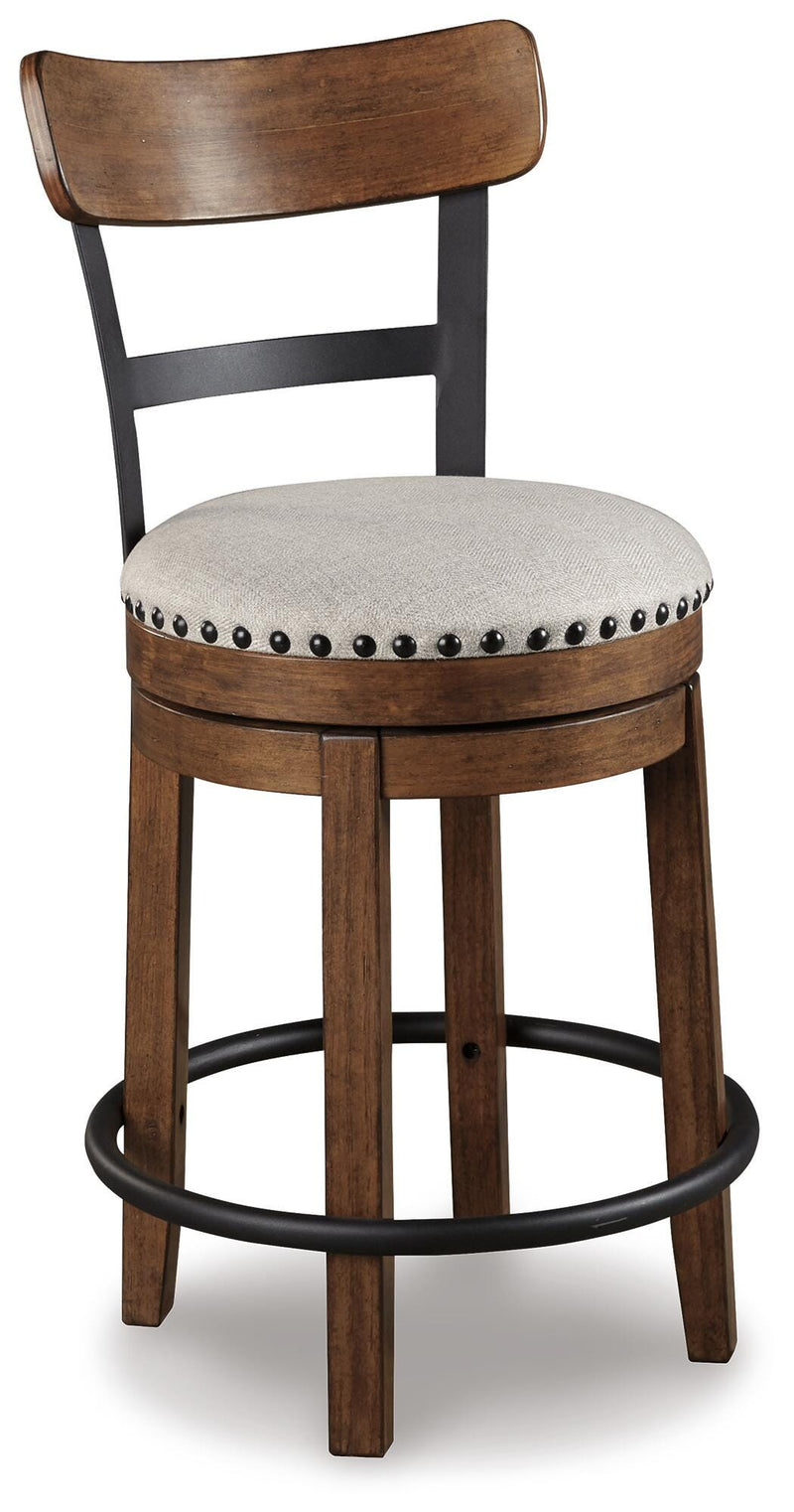 Valebeck Counter Height Dining Table and 6 Barstools - D546D36