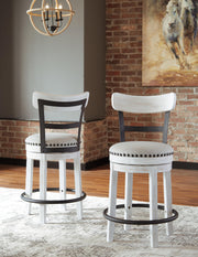 Valebeck Counter Height Dining Table and 6 Chairs - D546D35