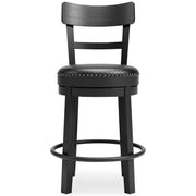 Valebeck Multi Counter Height Table and 4 Barstools - D546D25
