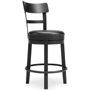Valebeck Multi Counter Height Table and 4 Barstools - D546D25