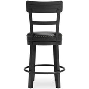 Valebeck Multi Counter Height Table and 4 Barstools - D546D25