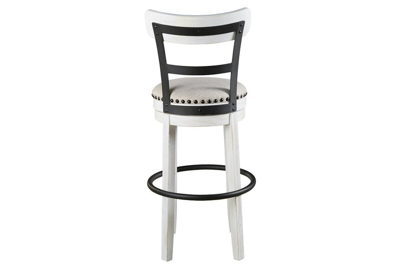 Valebeck White Bar Height Bar Stool - DMV FurnitureBarstool