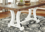 Valebeck White - Brown Dining Room Set - DMV FurnitureDining Room Set
