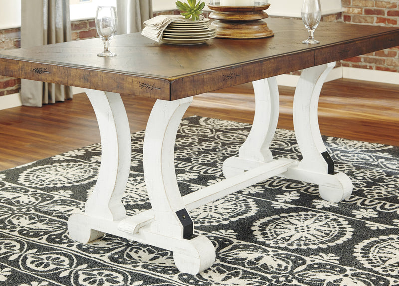 Valebeck White - Brown Dining Room Set - DMV FurnitureDining Room Set