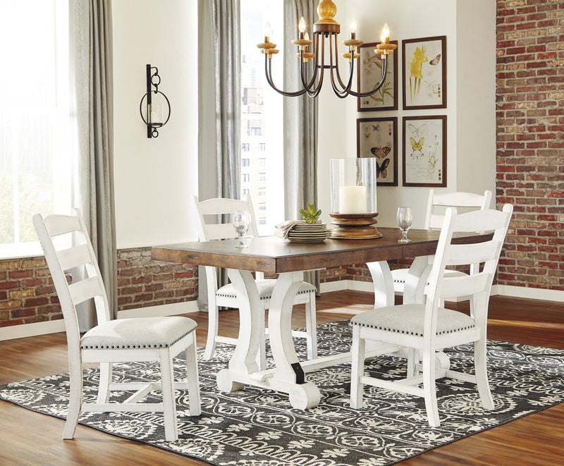 Valebeck White - Brown Dining Room Set - DMV FurnitureDining Room Set