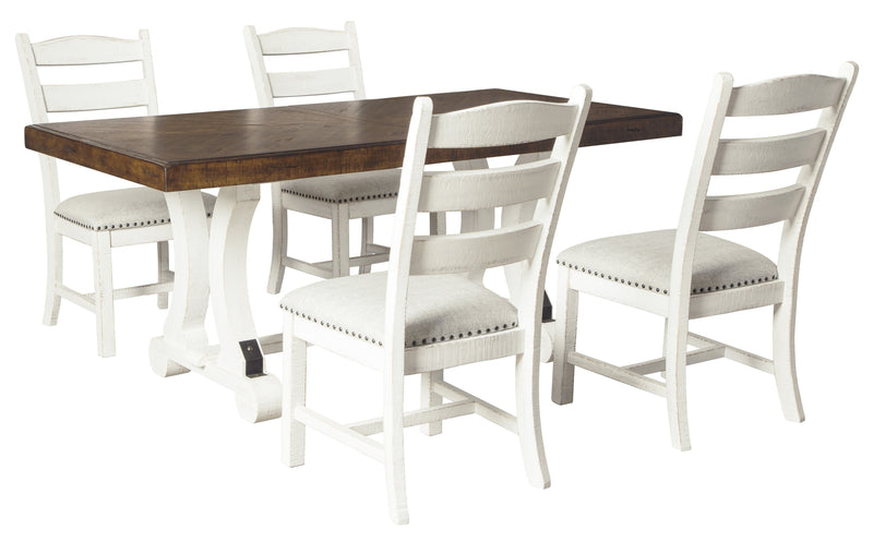 Valebeck White - Brown Dining Room Set - DMV FurnitureDining Room Set