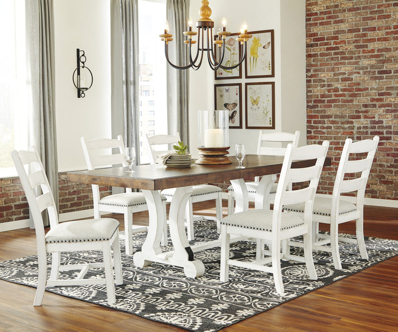 Valebeck White - Brown Dining Room Set - DMV FurnitureDining Room Set