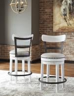Valebeck White Counter Height Bar Stool - DMV FurnitureBarstool