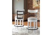 Valebeck White Counter Height Bar Stool - DMV FurnitureBarstool