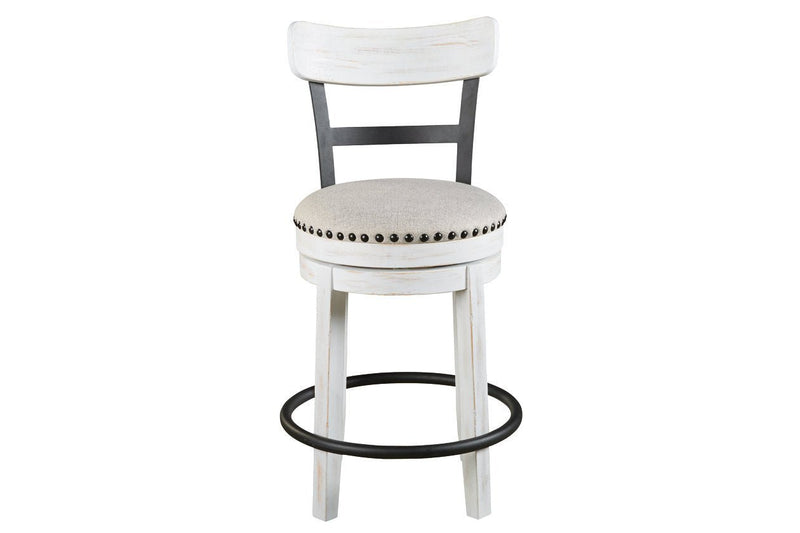 Valebeck White Counter Height Bar Stool - DMV FurnitureBarstool