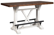 Valebeck White/Brown 5 - Piece Counter Height Set - DMV FurnitureCounter Height Set