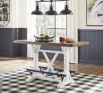 Valebeck White/Brown Counter Height Dining Table - DMV FurnitureCounter Height Table