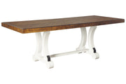 Valebeck White/Brown Dining Table - DMV FurnitureDining Table