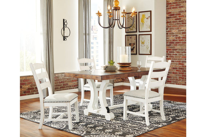 Valebeck White/Brown Dining Table - DMV FurnitureDining Table