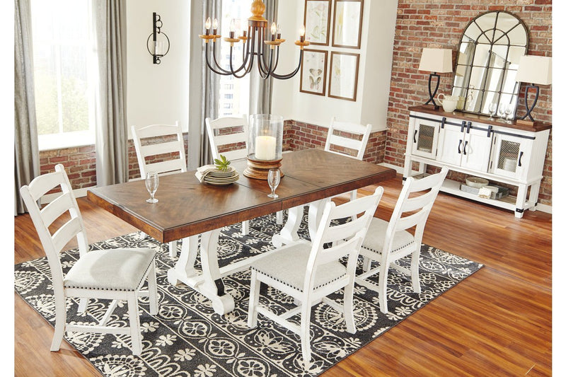 Valebeck White/Brown Dining Table - DMV FurnitureDining Table