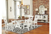 Valebeck White/Brown Dining Table - DMV FurnitureDining Table