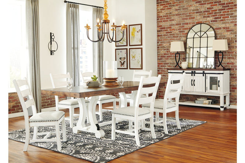 Valebeck White/Brown Dining Table - DMV FurnitureDining Table
