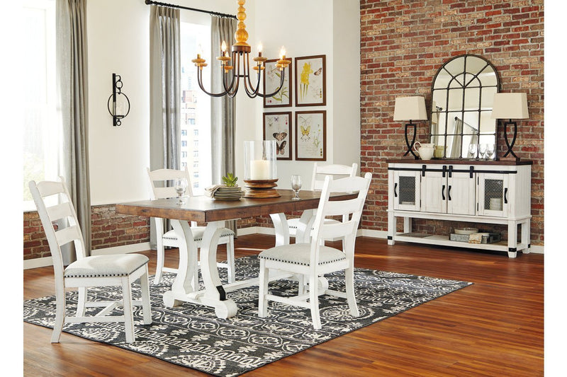 Valebeck White/Brown Dining Table - DMV FurnitureDining Table