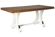 Valebeck White/Brown Dining Table - DMV FurnitureDining Table